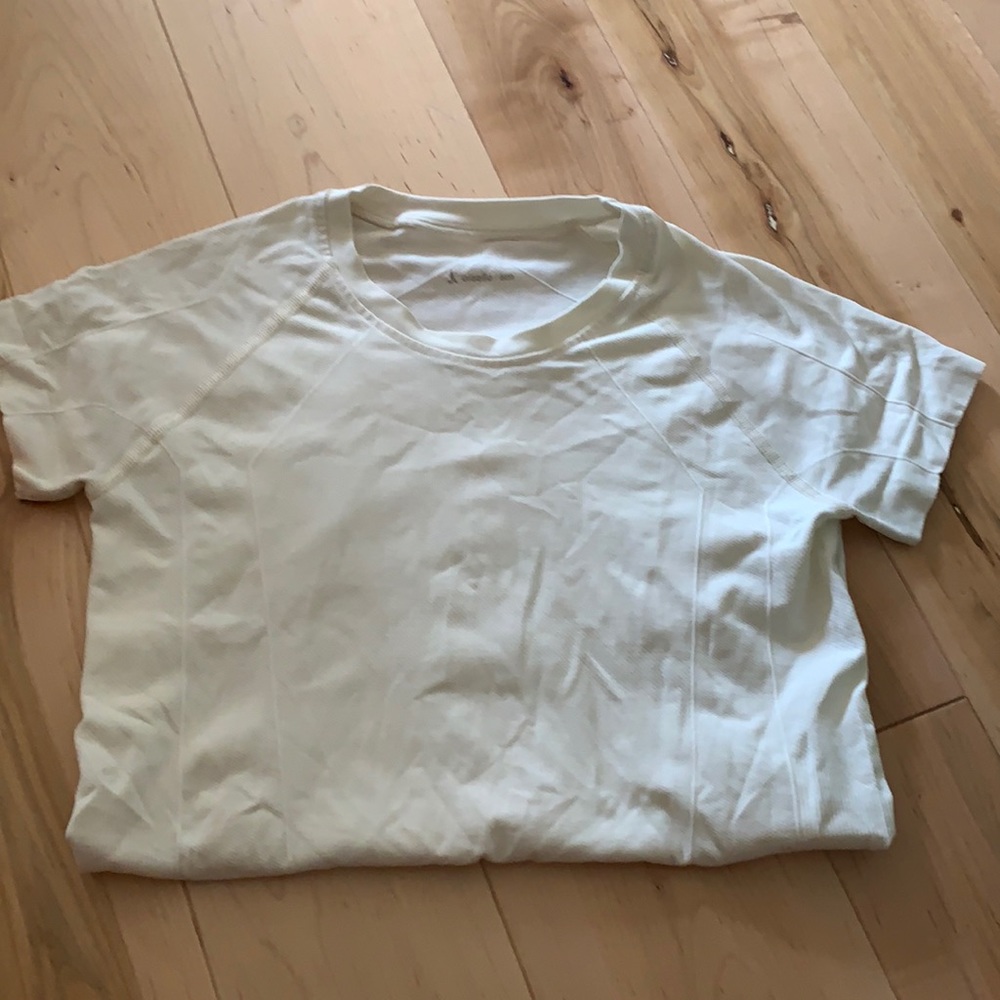 Oiselle short sleeve, old school